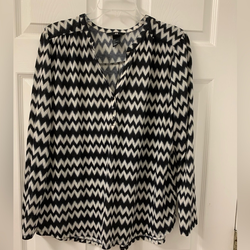 H&M Chevron Tunic SZ Large